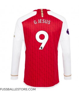Günstige Arsenal Gabriel Jesus #9 Heimtrikot 2023-24 Langarm